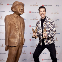 3 trophées pour Pierre-Yves Roy-Desmarais au Gala Les Olivier