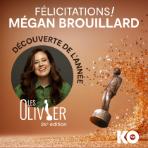  Mégan Brouillard : 2 statuettes remportées au 26e Gala Les Olivier 